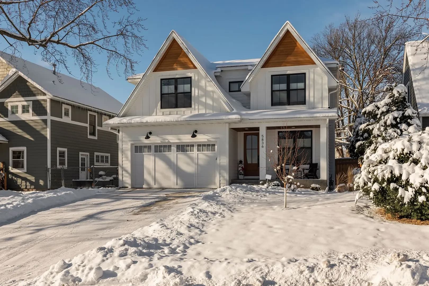 Completed exterior work near Mendota Heights, Minnesota