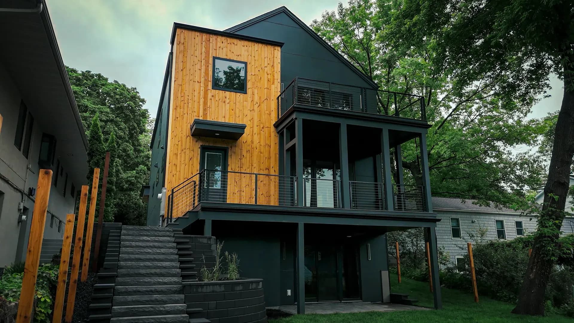 Completed exterior work near Minneapolis, Minnesota